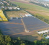 výstavba fotovoltaické elektrárny  2MW Hrušovany u Brna - 2008 a 2009